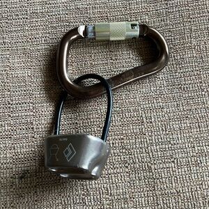 Black Diamond locking  Carabiner and Belay Device